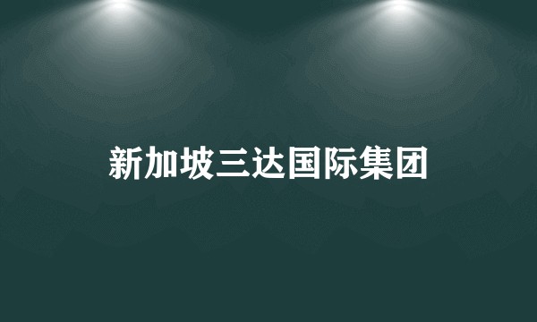 新加坡三达国际集团