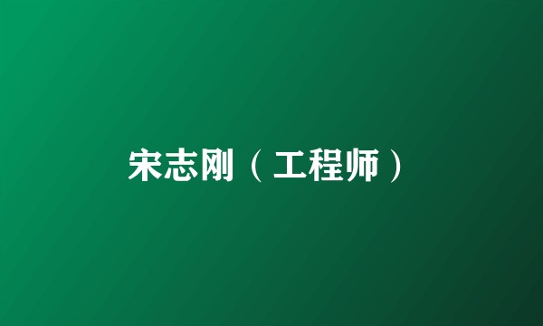 宋志刚（工程师）