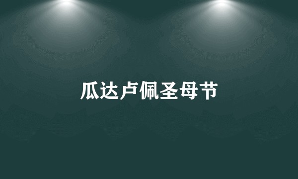 瓜达卢佩圣母节