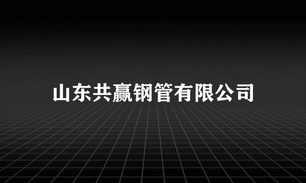 山东共赢钢管有限公司