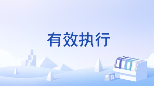 有效执行