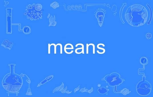 means