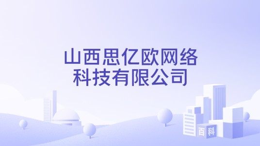山西思亿欧网络科技有限公司