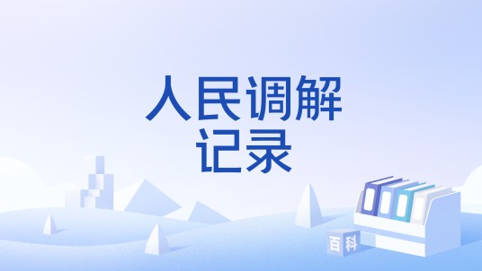 人民调解记录