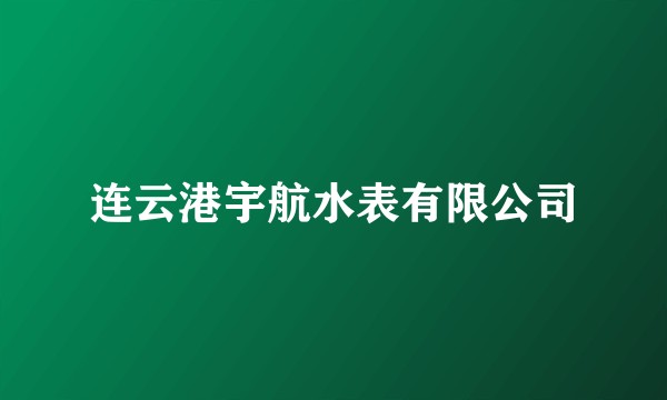 连云港宇航水表有限公司