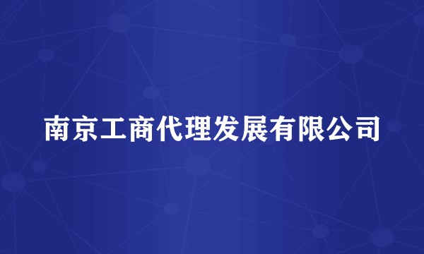 南京工商代理发展有限公司