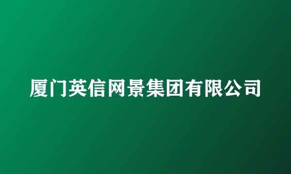 厦门英信网景集团有限公司