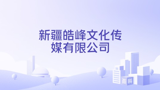 新疆皓峰文化传媒有限公司