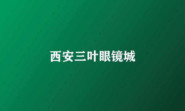 西安三叶眼镜城