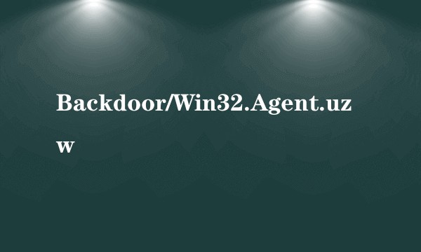 Backdoor/Win32.Agent.uzw