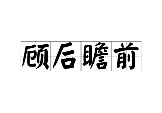 顾后瞻前