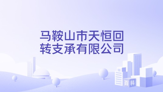 马鞍山市天恒回转支承有限公司