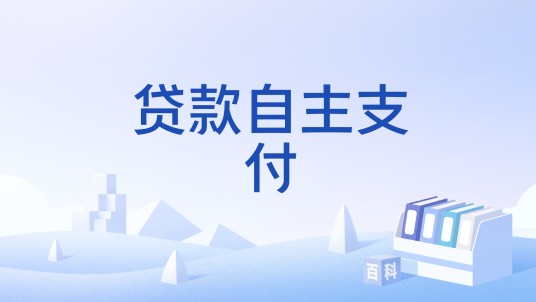 贷款自主支付