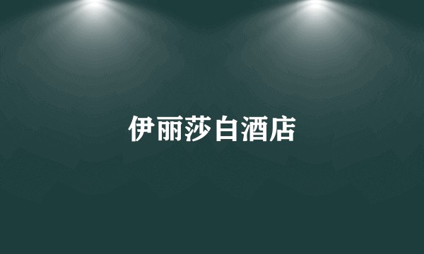 伊丽莎白酒店