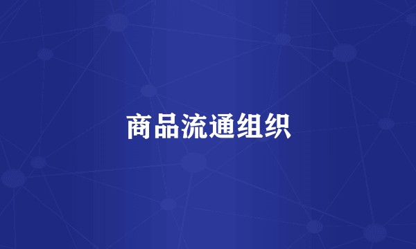 商品流通组织
