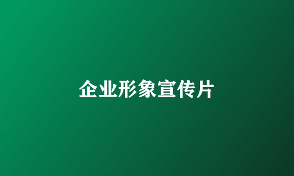 企业形象宣传片