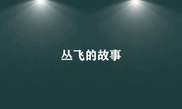 丛飞的故事