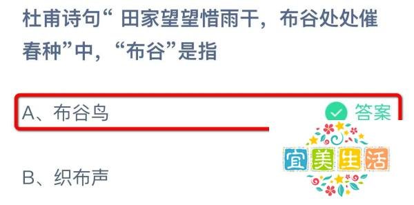 蚂蚁庄园答案今日最新2024年5月10日