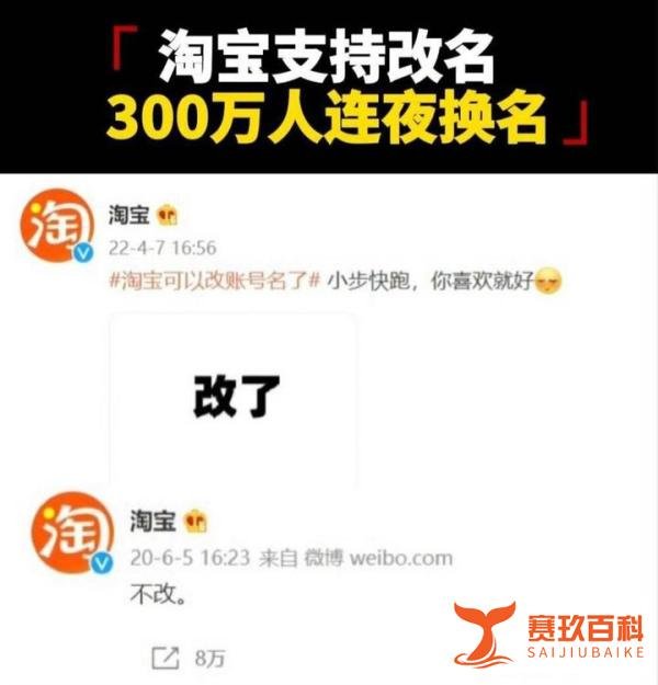 是什么让300万人连夜修改淘宝名字？