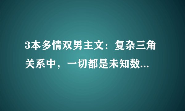 3本多情双男主文：复杂三角关系中，一切都是未知数...