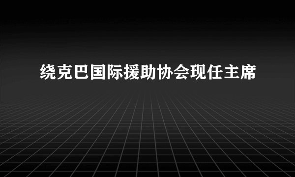 绕克巴国际援助协会现任主席