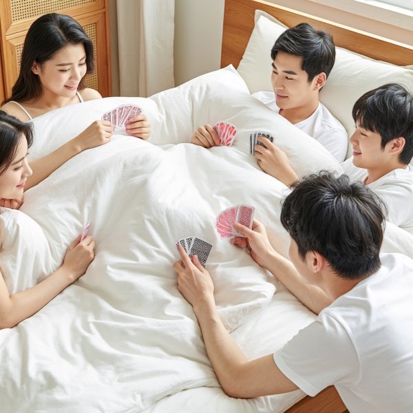 打牌剧烈摇床不盖被子怎么办