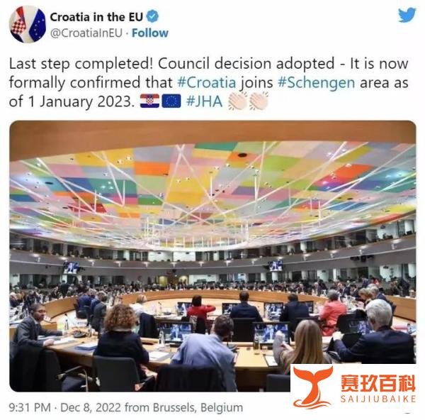 欧洲申根区再添新成员！克罗地亚将于2023年1月加入申根区，27国自由通行