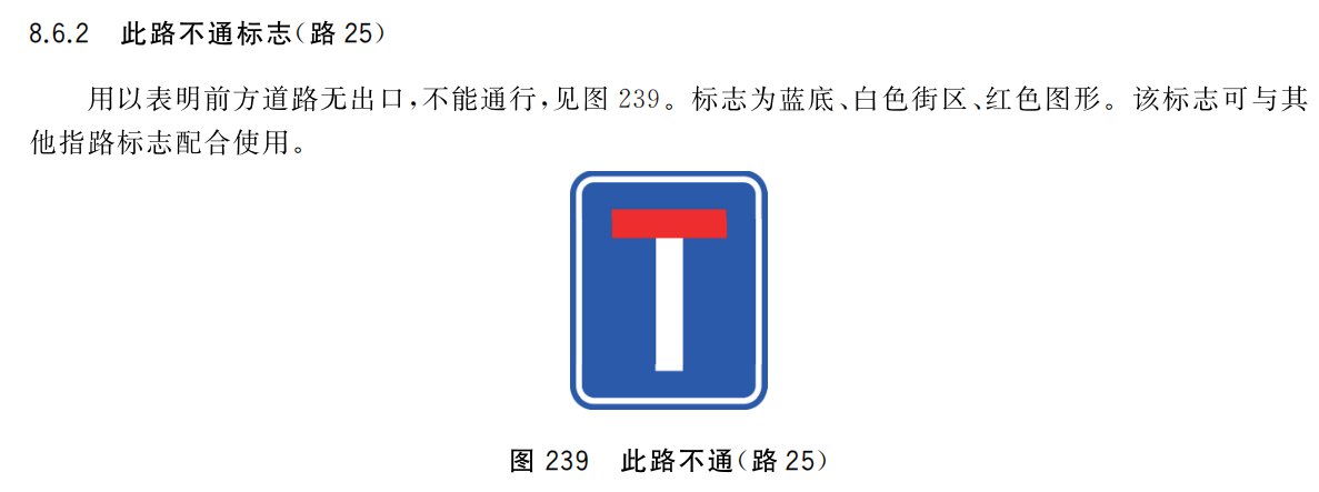 前方断头路用什么标牌?