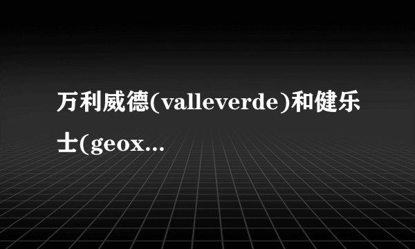 万利威德(valleverde)和健乐士(geox)哪个更好?