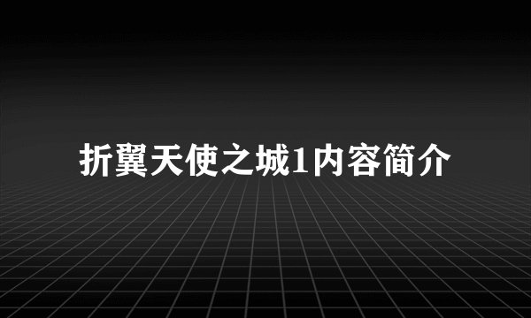 折翼天使之城1内容简介