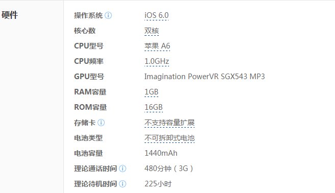 苹果5CPU是几核的？