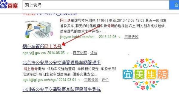 怎么在网上选车牌号