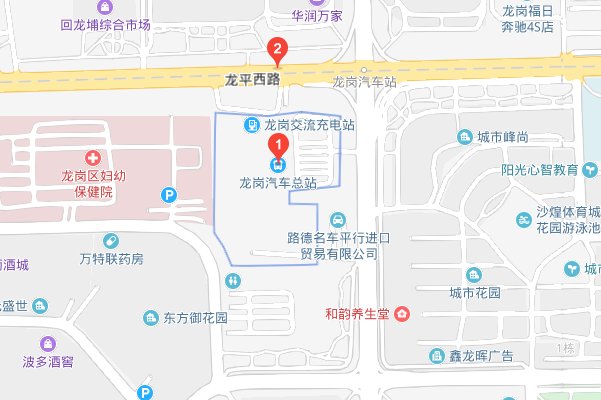 深圳龙岗汽车站有几个它们有什么不同