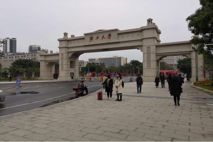 广西大学高考录取分数线2023
