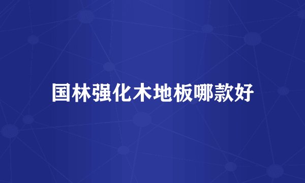 国林强化木地板哪款好