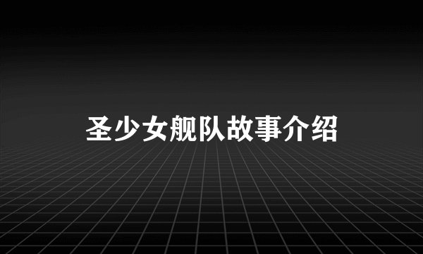 圣少女舰队故事介绍