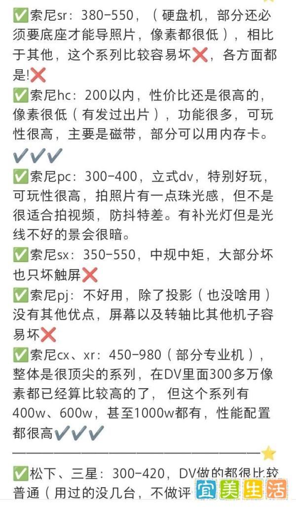 ?全网最全DV攻略，手把手带你买