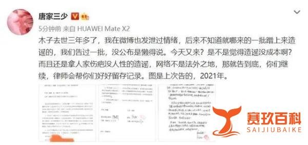 唐家三少否认再婚：造谣就告到底，反正你们也没人性