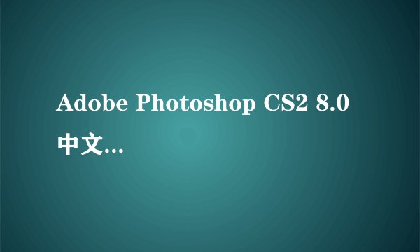 Adobe Photoshop CS2 8.0中文版 好用么?