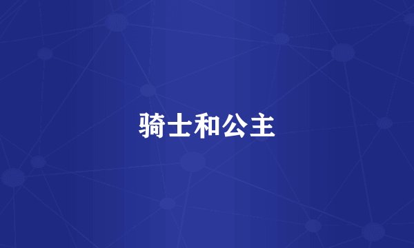 骑士和公主