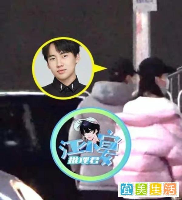 郭麒麟恋情疑似曝光，深夜与女孩在街头亲吻，女方体型高挑很般配