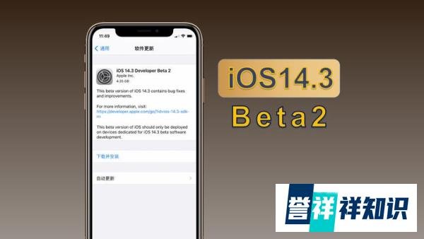 苹果推送iOS14.3Beta2/iPhone12屏幕发绿