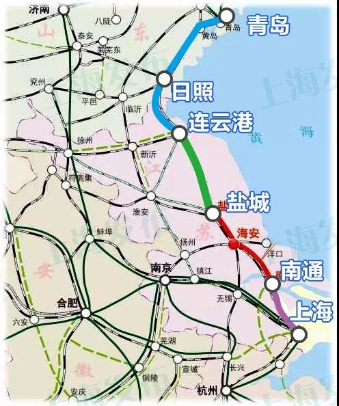 上海到山东青岛有多远