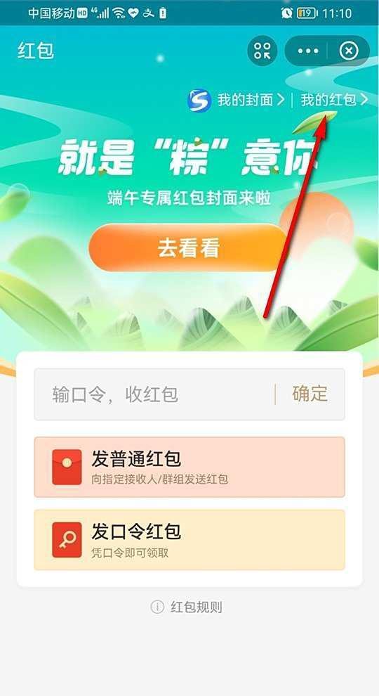 支付宝已发送的红包口令怎么查看