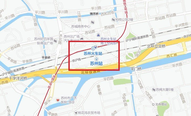 苏州火车站在什么地方