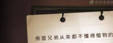 弗雷兄弟从来都不懂得植物的奥秘线索位置在哪