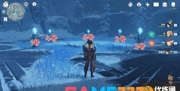 原神 附近冰柱子解谜顺序是怎么样的 雪葬之都近郊冰柱攻略教程分享?