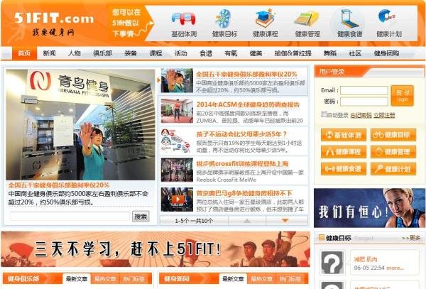 六大健身网站推荐
