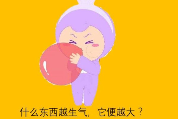 什么东西越生气越大,脑筋急转弯？