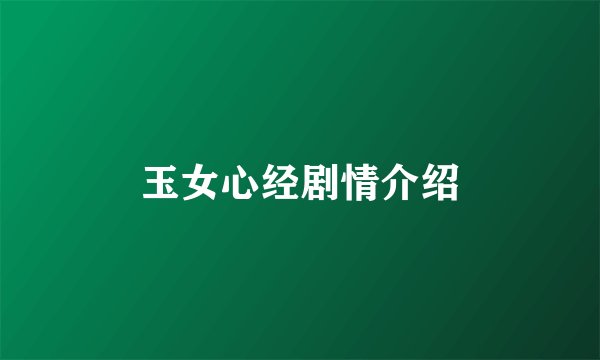 玉女心经剧情介绍